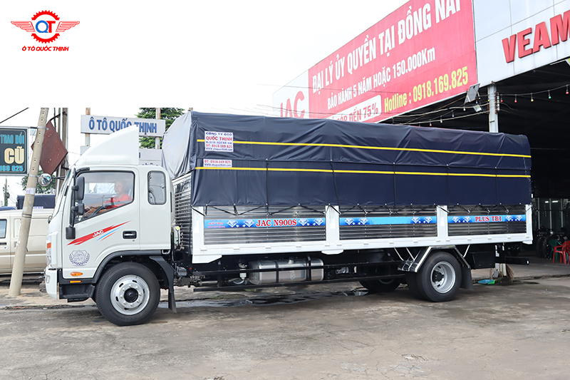 Xe tải jac N900 thùng mui bạt
