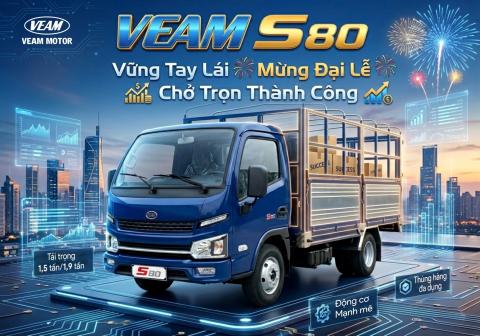 VEAM S80 – XE TẢI 1 TẤN 9 ĐA NĂNG, ĐẦY ĐỦ PHIÊN BẢN THÙNG